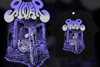 draw stoner rock, psychedelic, heavy metal art style