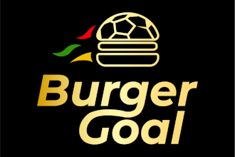 design soccer themed fast food chain logo