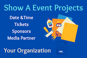set up your events activities or projects management