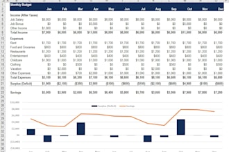 prepare excel financial model, forecasts, budget and projections