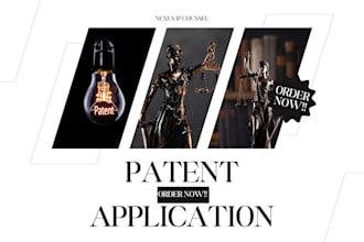 draft and file your patent as your licensed attorney