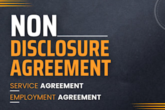 draft professional nda, non disclosure agreement, confidentiality contracts