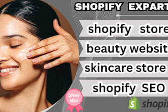 design shopify beauty store shopify website shopify redesign dropshipping store