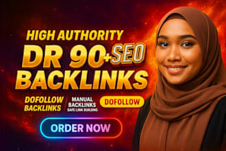 provide high authority da DR 90 SEO dofollow backlinks link building for google