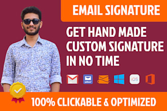 create clickable HTML email signature for businesses