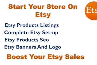 etsy product listings on your etsy store and manage the etsy shop