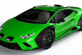 make ultra realistic 3d lamborghini,car model 8k render,vehicle,trucks,car desig