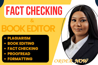 edit, proofread, fact check, plagiarism check, grammar check, format your ebook