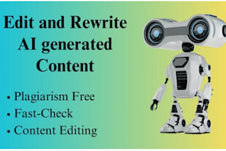 edit and rewrite your ai generated content