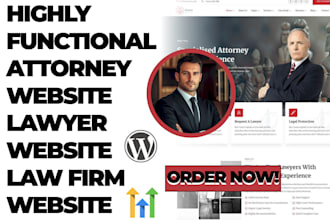 design professional attorney website lawyer and law firm wordpress website