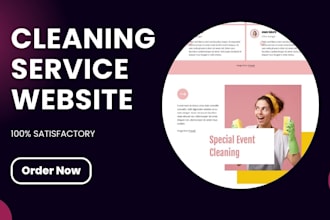 build cleaning website, commercial cleaning, industrial cleaning website