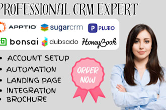 setup dubsado honeybook 17hats streak crm sugarcrm plutio atlas keap suitedash