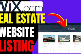 build responsive wix website for real estate and property management business