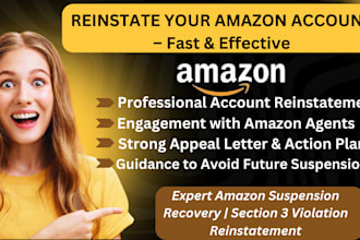 reinstate amazon suspension section 3 account violation amazon reinstatement