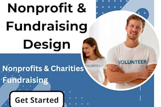 do nonprofit, charity, fundraising website, brochure design
