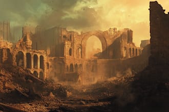 make fantasy and concept art environments, buildings