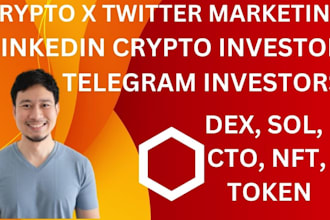 add 10m crypto investors, sol, ico, nft, cto, pumpfun, token telegram promotion
