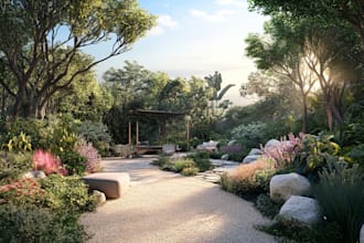 draw landscape design patio backyard design architecture