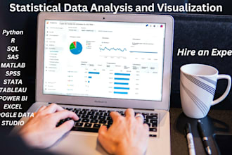 do statistical data analysis in r, python, stata, power bi,