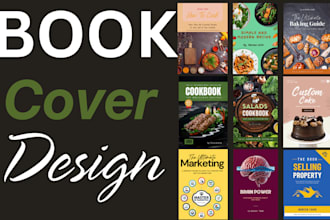 do cookbook cover ,kindle cover,ebook cover design, paperback cover ,amazon kdp