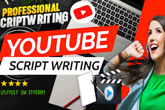 be your professional researcher and youtube scriptwriter