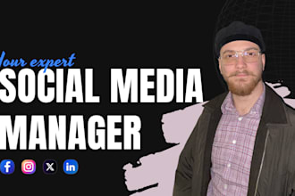be your social media manager and content creator