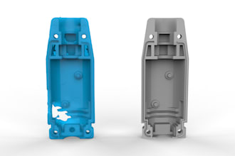 repair and convert scan stl mesh file to a solid cad model