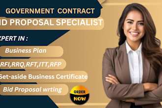 prepare compliant rfp, rfq, and tender proposals for government contract