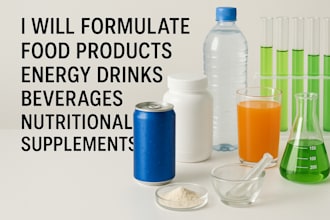 be your food products, energy drinks, and nutritional supplements