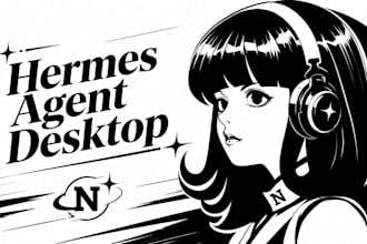 locally install and setup hermes agent desktop ai tool