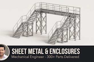 do 3d cad product design for sheet metal and plastic enclosures