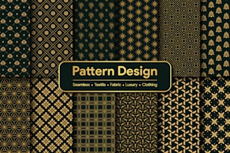 design seamless pattern for textile and fabric prints