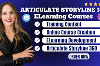 develop your elearning course with articulate storyline 360