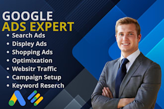 be your google ads PPC campaign manager for setup and optimization
