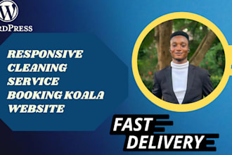 cleaning service website, office cleaning, booking koala, booking koala website