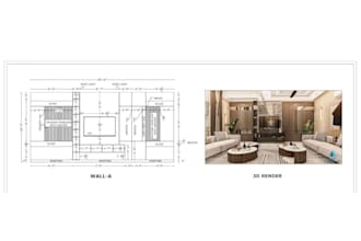do architectural, construction permit drawings as architect