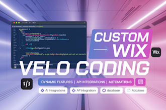 do custom wix velo code solutions to enhance your wix site
