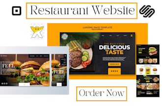 do restaurant website on wix squarespace square up with online ordering system