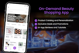 develop a custom on demand beauty shopping app like sephora, glamsquad
