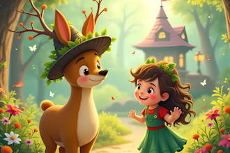 draw kid cartoon storybook watercolor style children picture book illustration