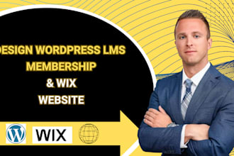 design redesign fix update custom wordpress membership lms  website wix design