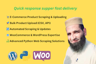 scrape products from any website to CSV and upload them to your woocommer