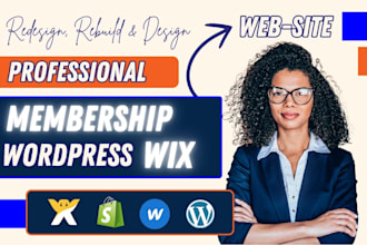build rebuild wordpress website design wordpress subscription membership website