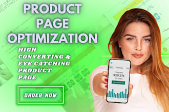 create the shopify best product page with high converting shopify SEO design
