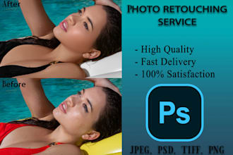photo retouching service high end and natural editing