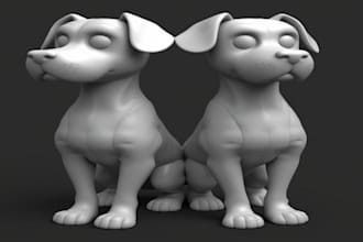 sculpt 3d model 3d animal model 3d character model 3d pets model 3d toy printing
