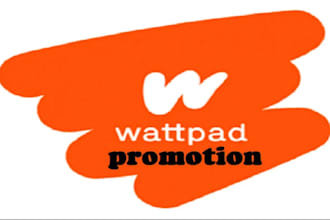 viral wattpad book promotion, comic book, novel and erotic book promotion