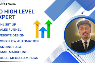 be your gohighlevel landing page, gohighlevel funnel ghl automation expert ghl