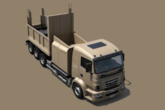 do 3d car modeling, 3d truck, rc car model, spaceship, aerospace, gtav, fivem