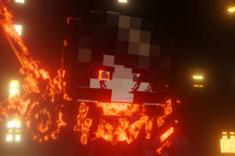 make high quality minecraft renders and 3d scenes